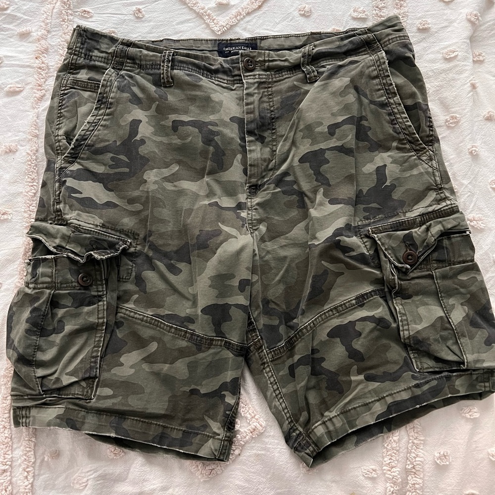 Men's cargo shorts.